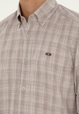 Erkek Haki Uzun Kollu Gömlek - 50282806014