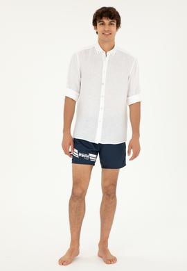 Erkek Lacivert Deniz Şortu - 50283463001