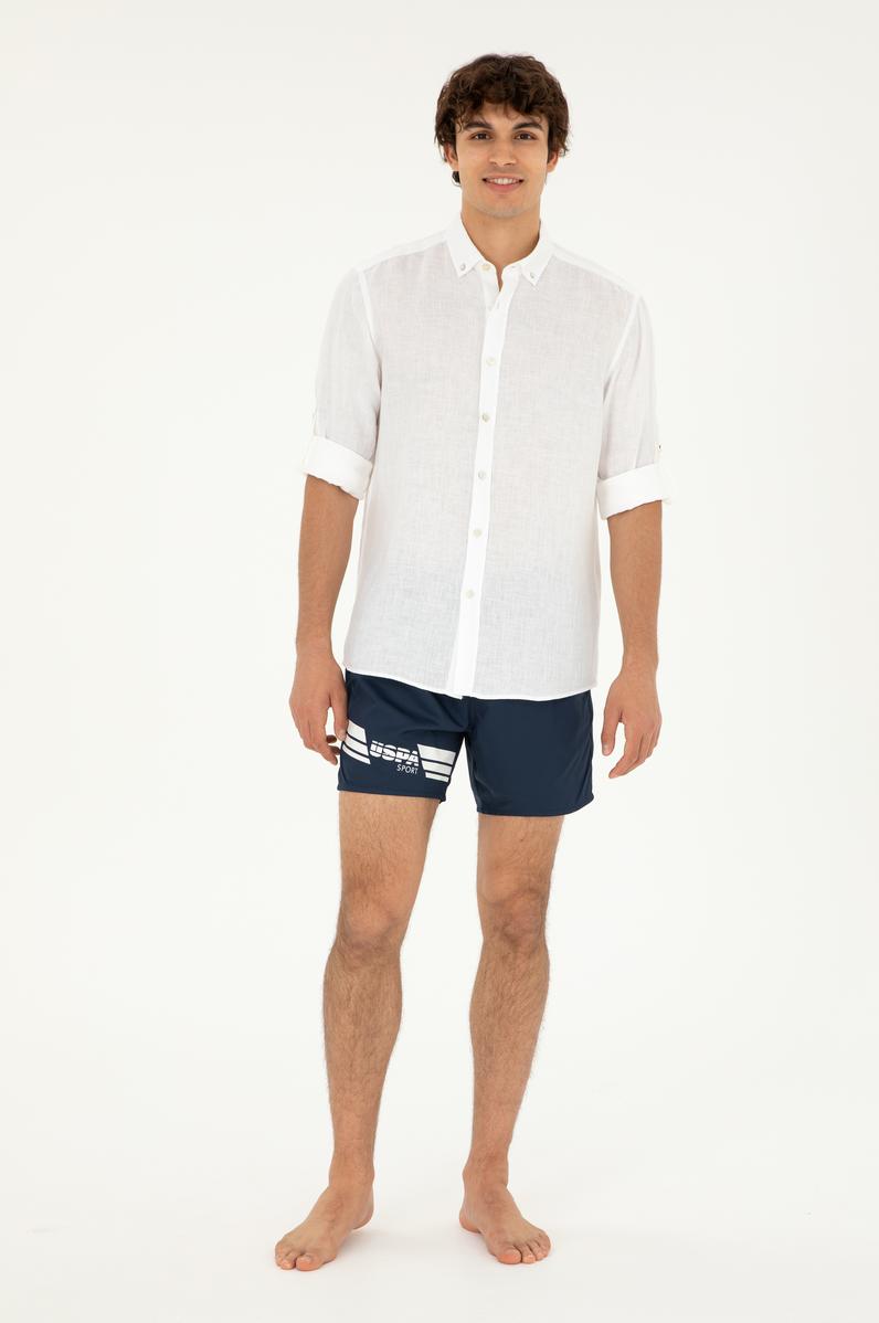 Erkek Lacivert Deniz Şortu