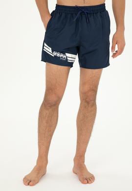 Erkek Lacivert Deniz Şortu - 50283463001
