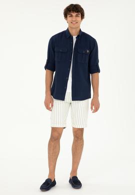 Erkek Lacivert Uzun Kollu Gömlek - 50283690010