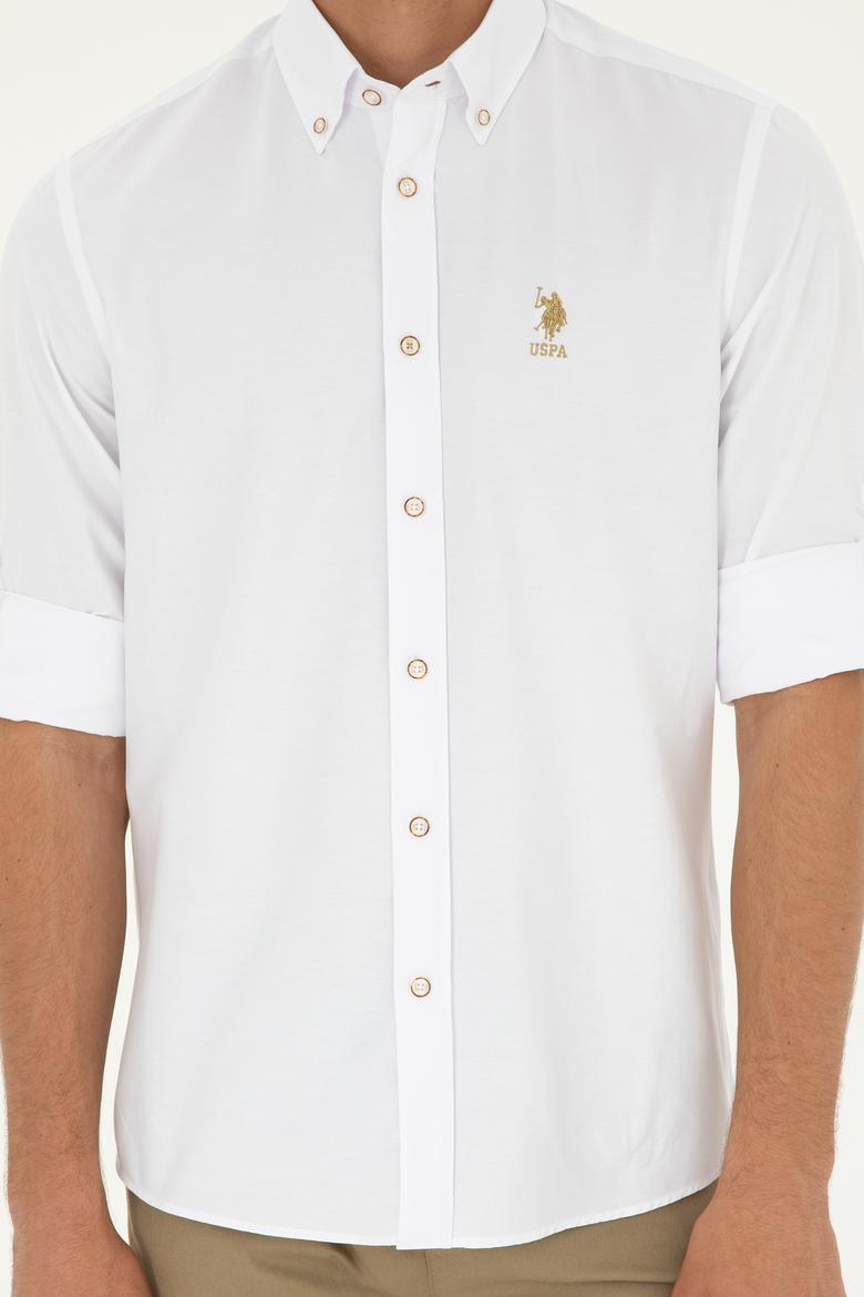 Erkek Beyaz Uzun Kollu Gömlek - 50288654015