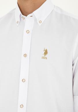 Erkek Beyaz Uzun Kollu Gömlek - 50288654015