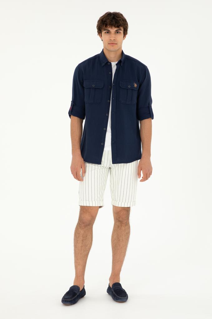 Erkek Beyaz Jean Şort