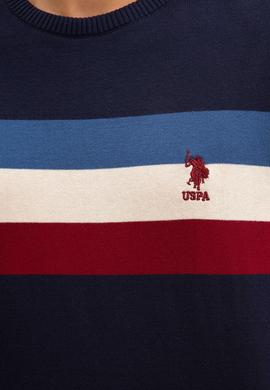 Erkek Lacivert Bisiklet Yaka Triko Kazak - 50212017004