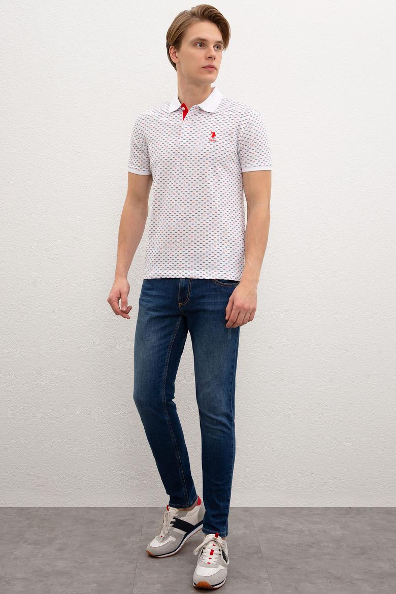 Erkek Beyaz Polo Yaka T-Shirt - 50218011002