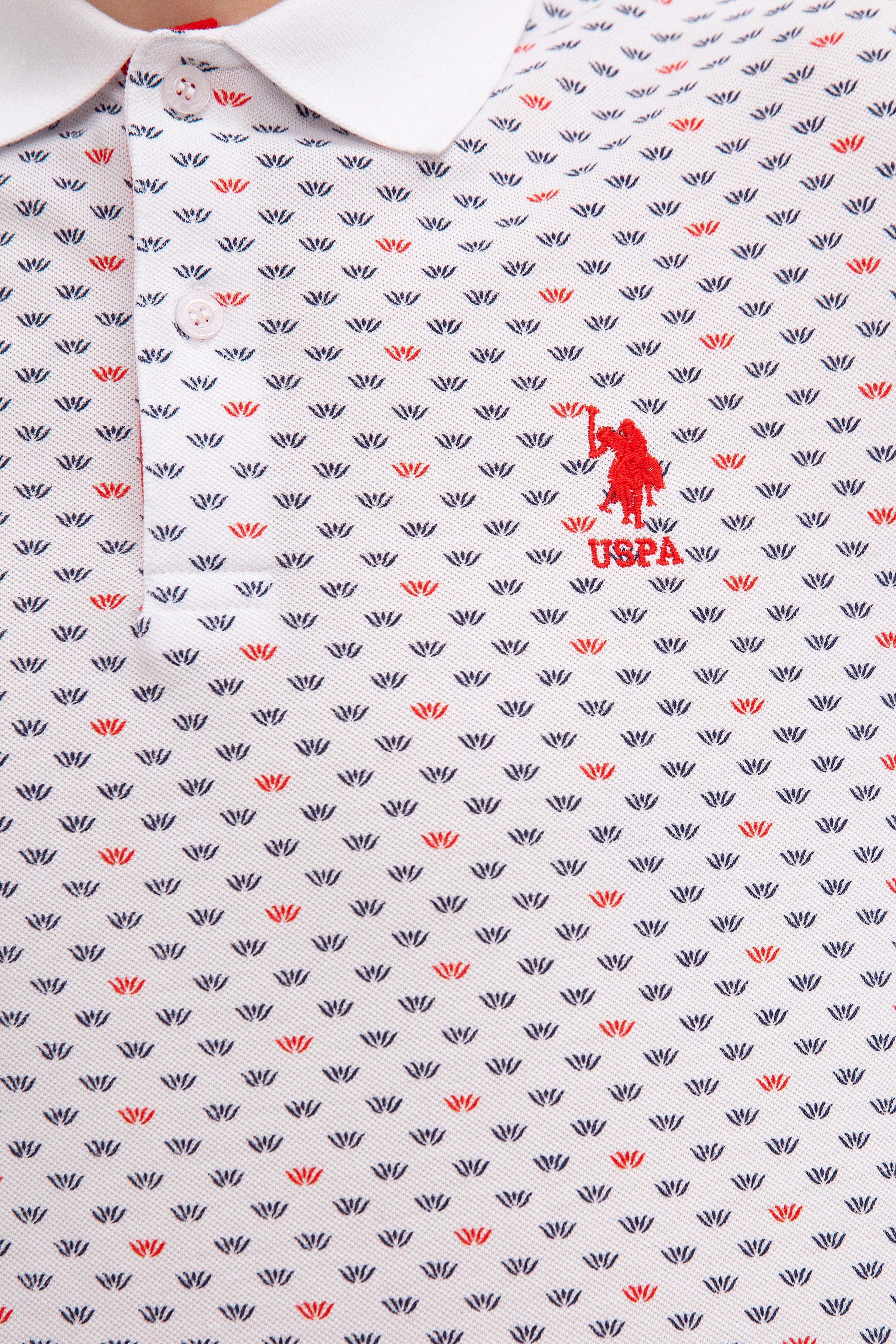 Erkek Beyaz Polo Yaka T-Shirt