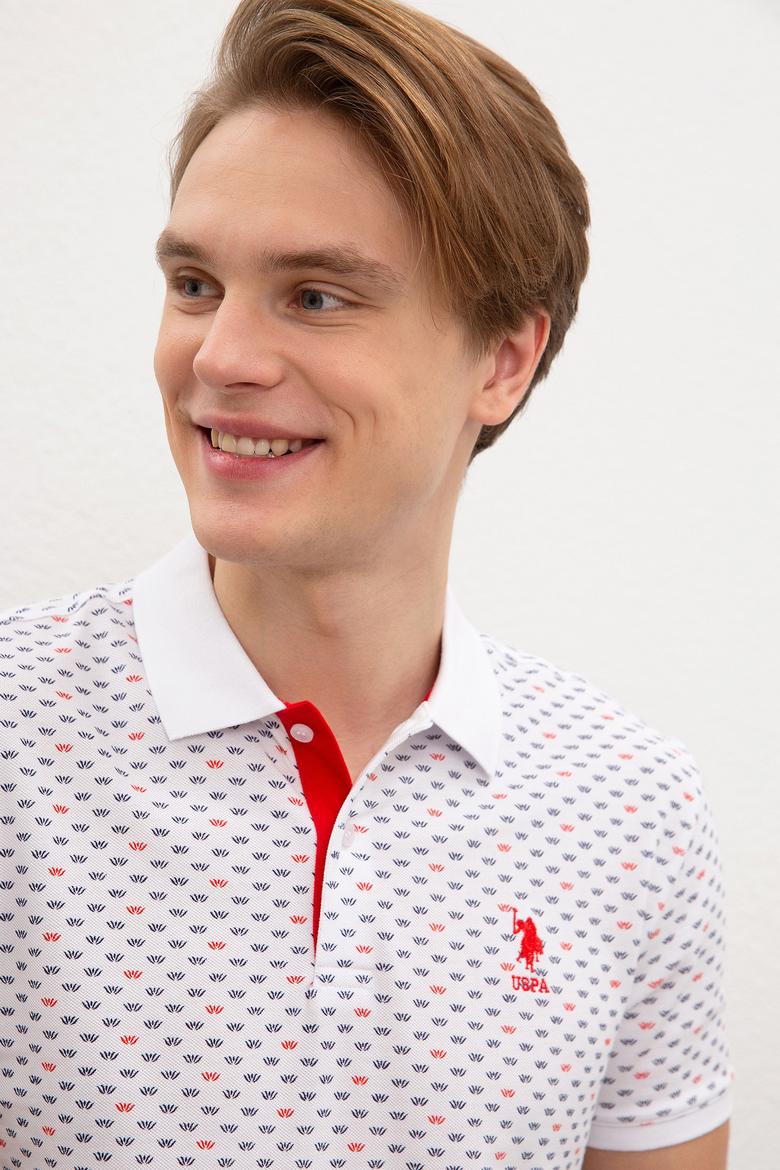 Erkek Beyaz Polo Yaka T-Shirt - 50218011002