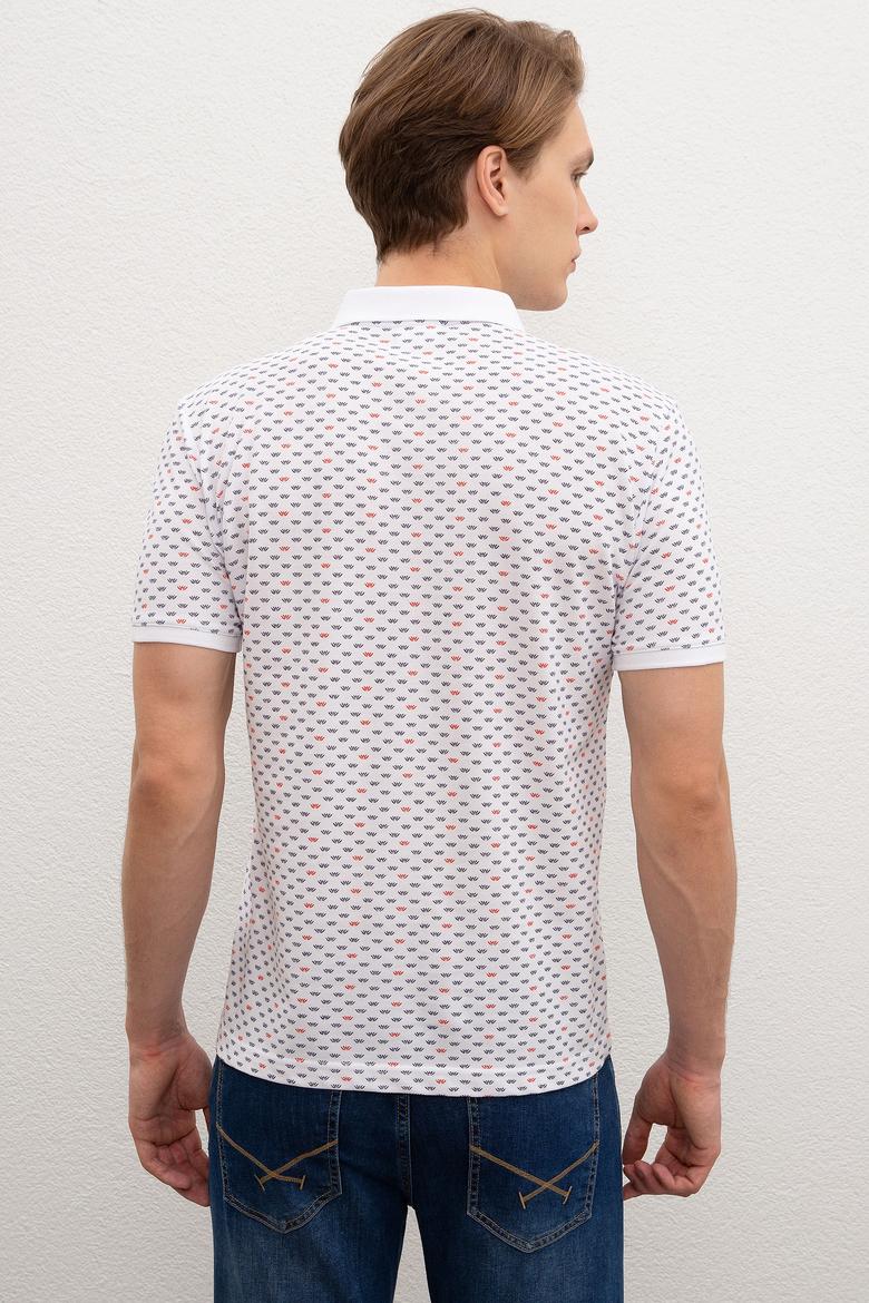 Erkek Beyaz Polo Yaka T-Shirt - 50218011002