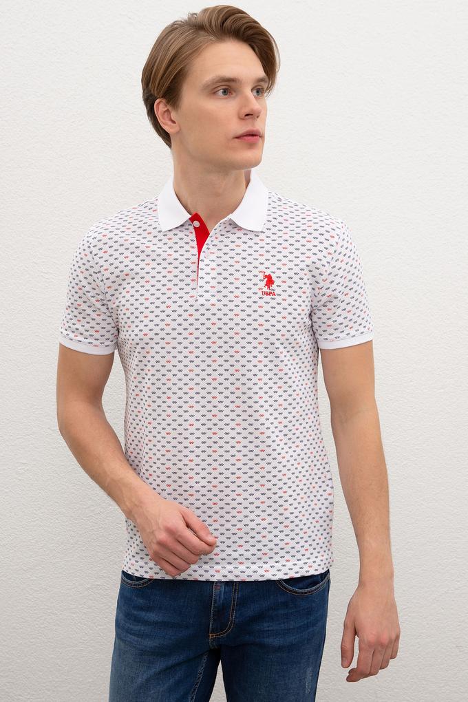 Erkek Beyaz Polo Yaka T-Shirt