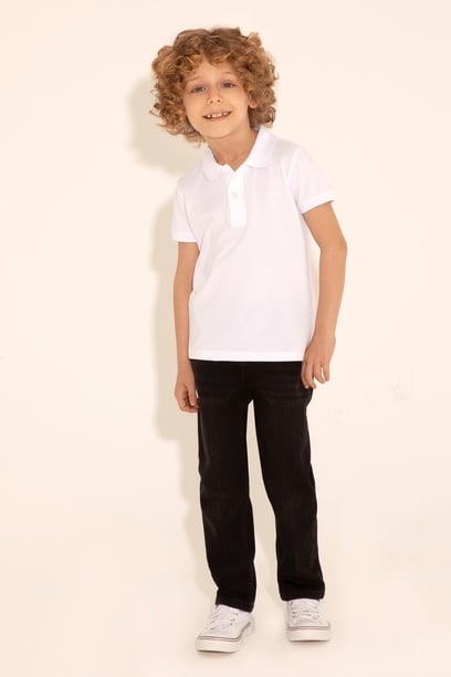 Erkek Çocuk Siyah Jean Pantolon