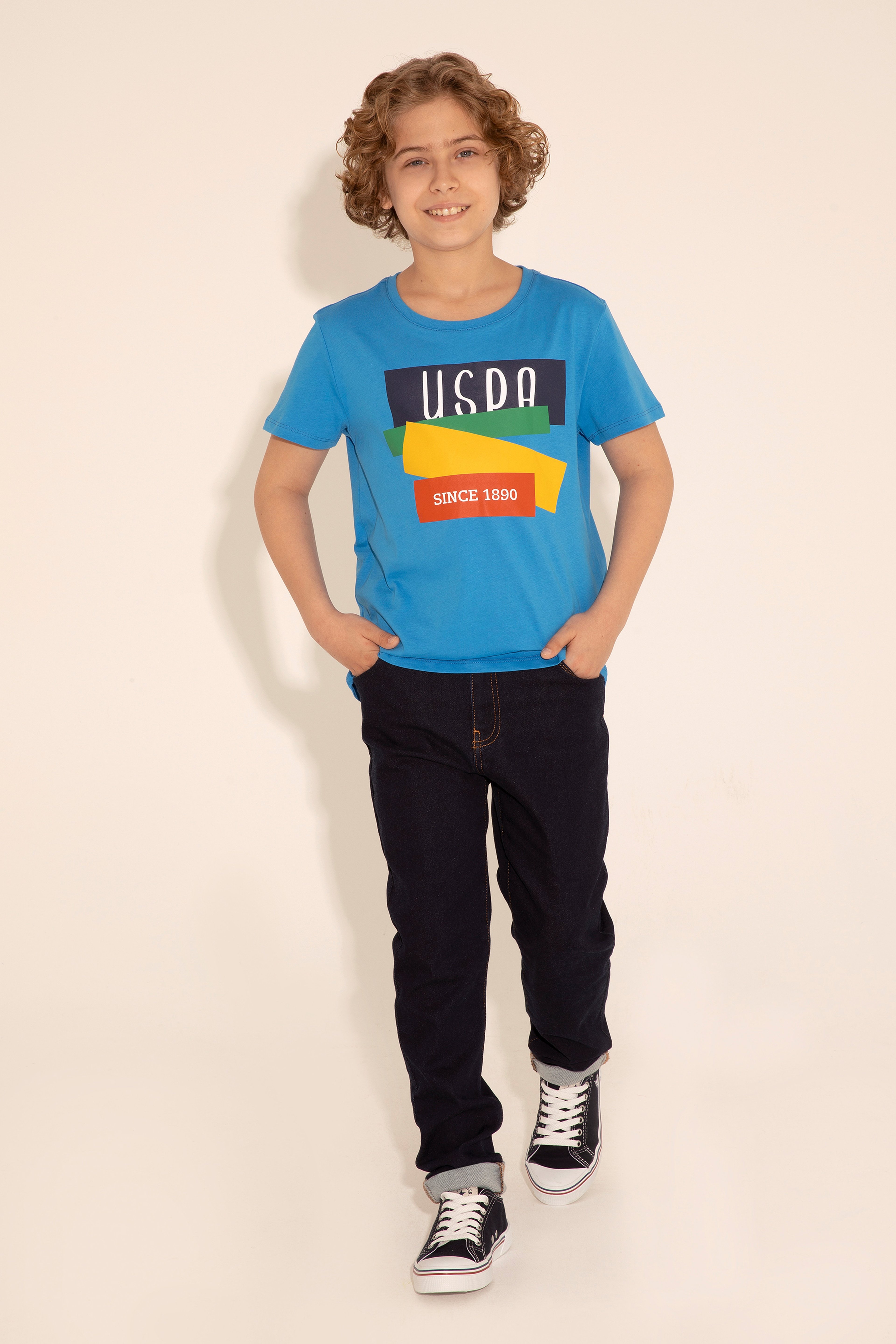 Erkek Çocuk Koyu Mavi Jean Pantolon - Image 4