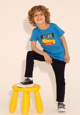 Erkek Çocuk Koyu Mavi Jean Pantolon - 50288530005