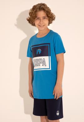 Erkek Çocuk Saks Bisiklet Yaka Tişört - 50284902022