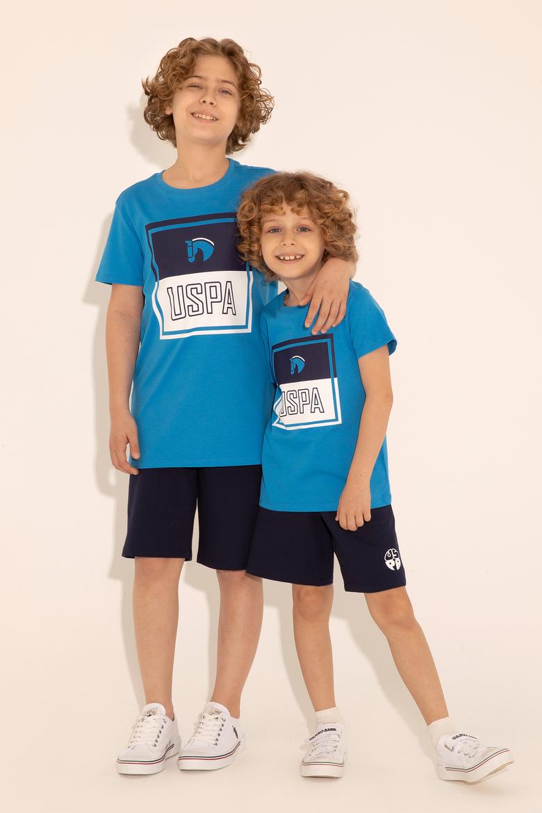 Erkek Çocuk Saks Bisiklet Yaka Tişört - 50284902022