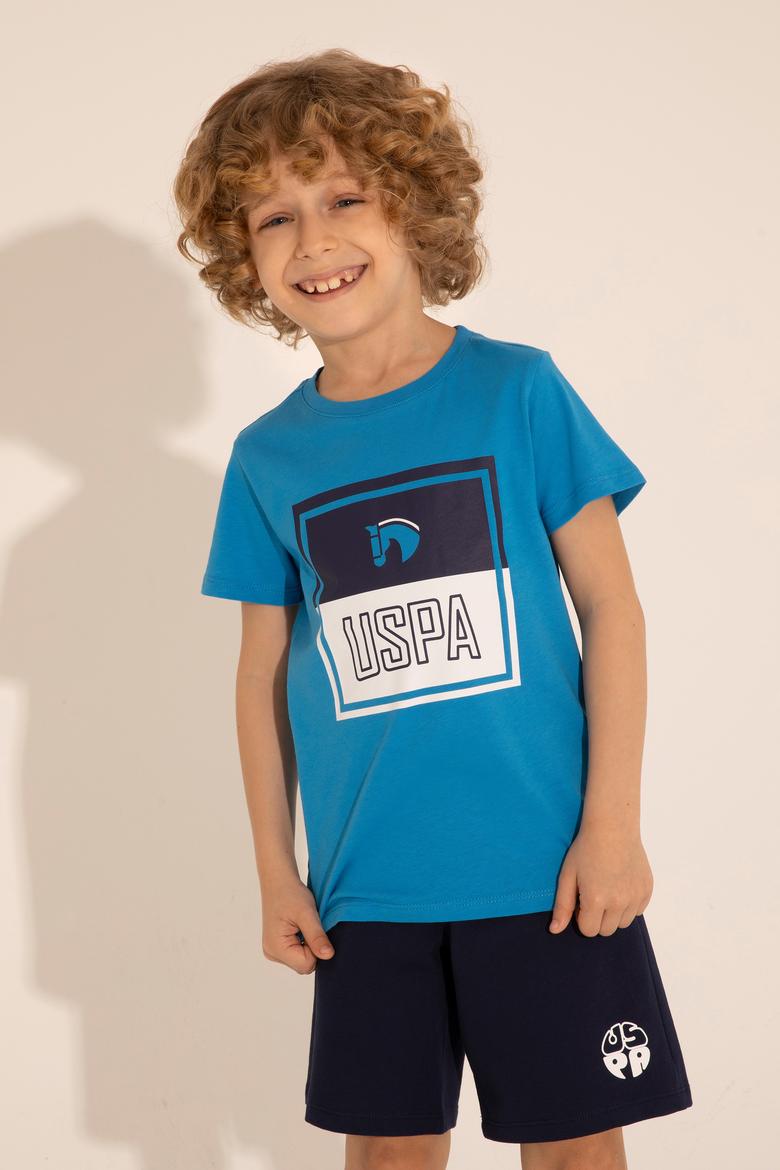 Erkek Çocuk Saks Bisiklet Yaka Tişört - 50284902022