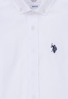 Erkek Çocuk Beyaz Uzun Kollu Basic Gömlek - 50288715011