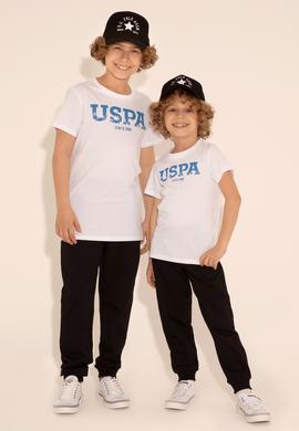 Erkek Çocuk Beyaz Bisiklet Yaka Tişört - 50284816047