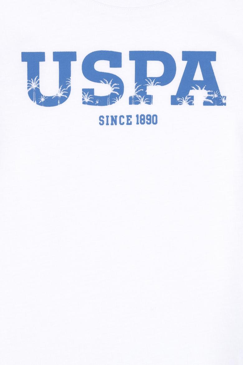 Erkek Çocuk Beyaz Bisiklet Yaka Tişört - 50284816047