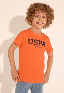 Erkek Çocuk Nar Çiçeği Bisiklet Yaka Tişört - 50284816085