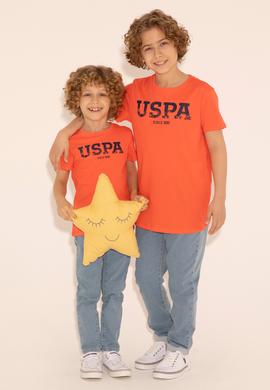 Erkek Çocuk Nar Çiçeği Bisiklet Yaka Tişört - 50284816085