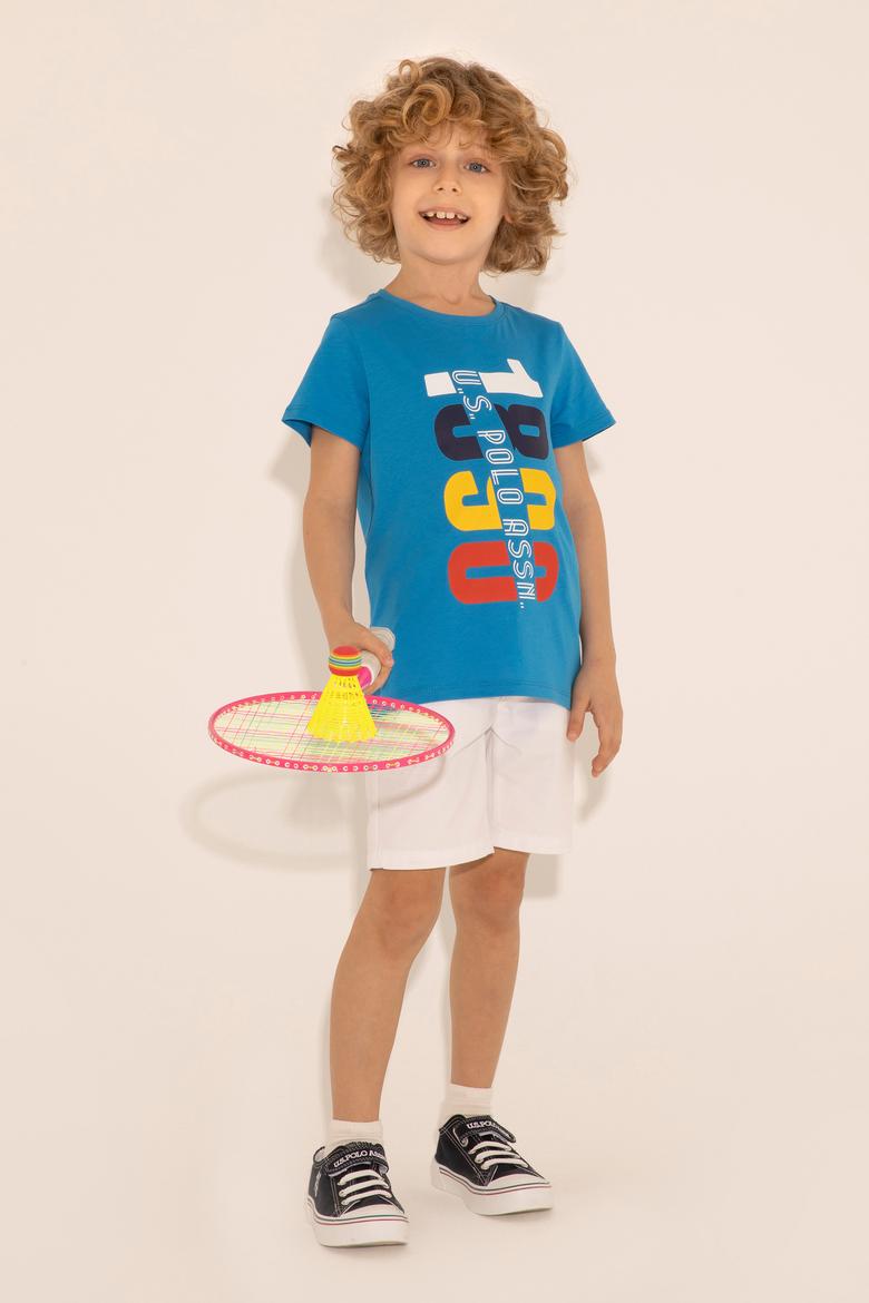 Erkek Çocuk Saks Bisiklet Yaka Tişört - 50288053023