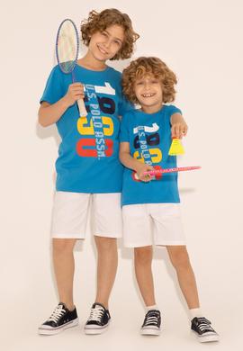 Erkek Çocuk Saks Bisiklet Yaka Tişört - 50288053023