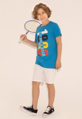 Erkek Çocuk Saks Bisiklet Yaka Tişört - 50288053023