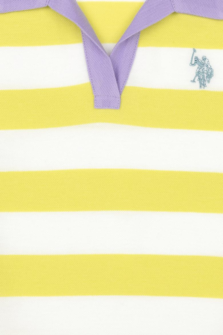 Kız Çocuk Fıstık Polo Yaka Tişört - 50288434023