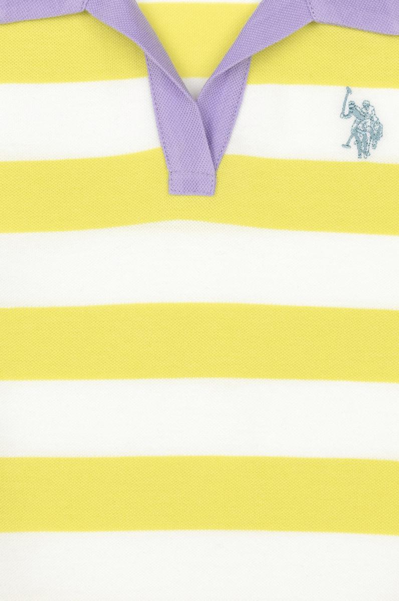 Kız Çocuk Fıstık Polo Yaka Tişört