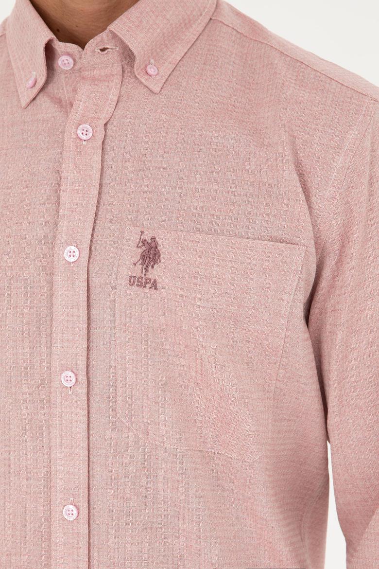 Erkek Somon Uzun Kollu Gömlek - 50282857028