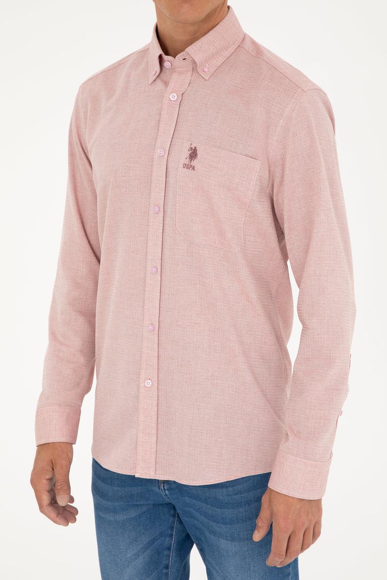 Erkek Somon Uzun Kollu Gömlek - 50282857028