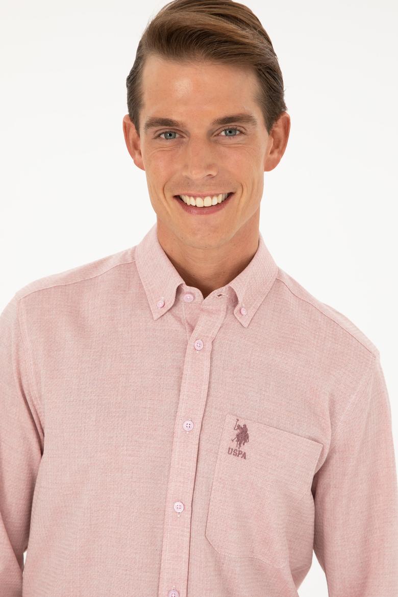 Erkek Somon Uzun Kollu Gömlek - 50282857028