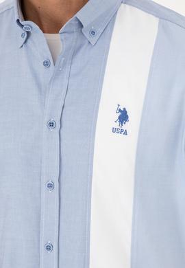 Erkek Saks Uzun Kollu Gömlek - 50283426034