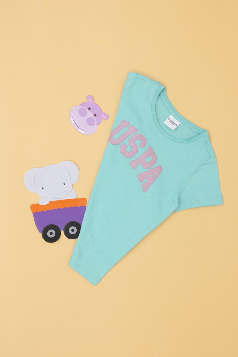 Kız Çocuk Mint Basic Tişört - 50288500016