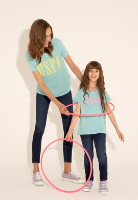 Kız Çocuk Mint Basic Tişört - 50288500016