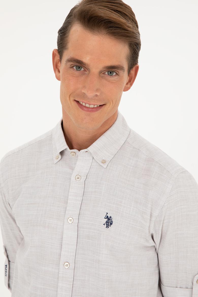 Erkek Krem Uzun Kollu Gömlek - 50288862001