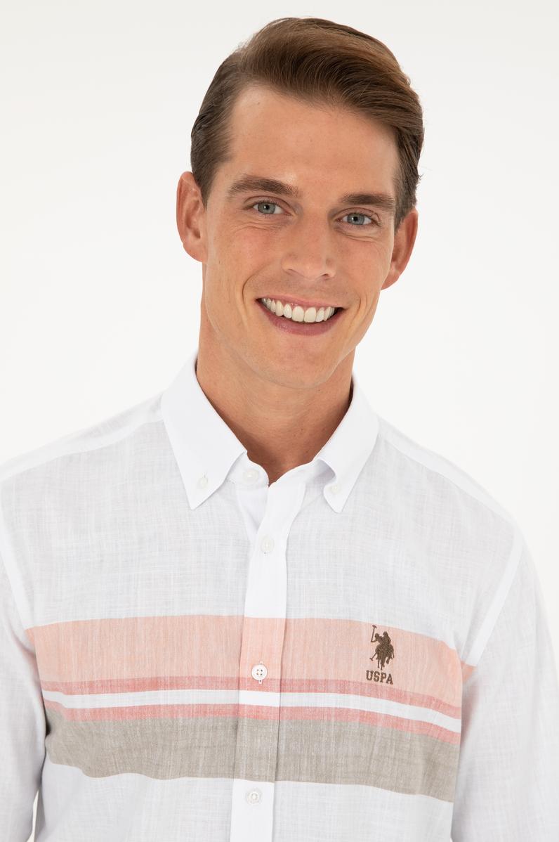 Erkek Haki Uzun Kollu Gömlek