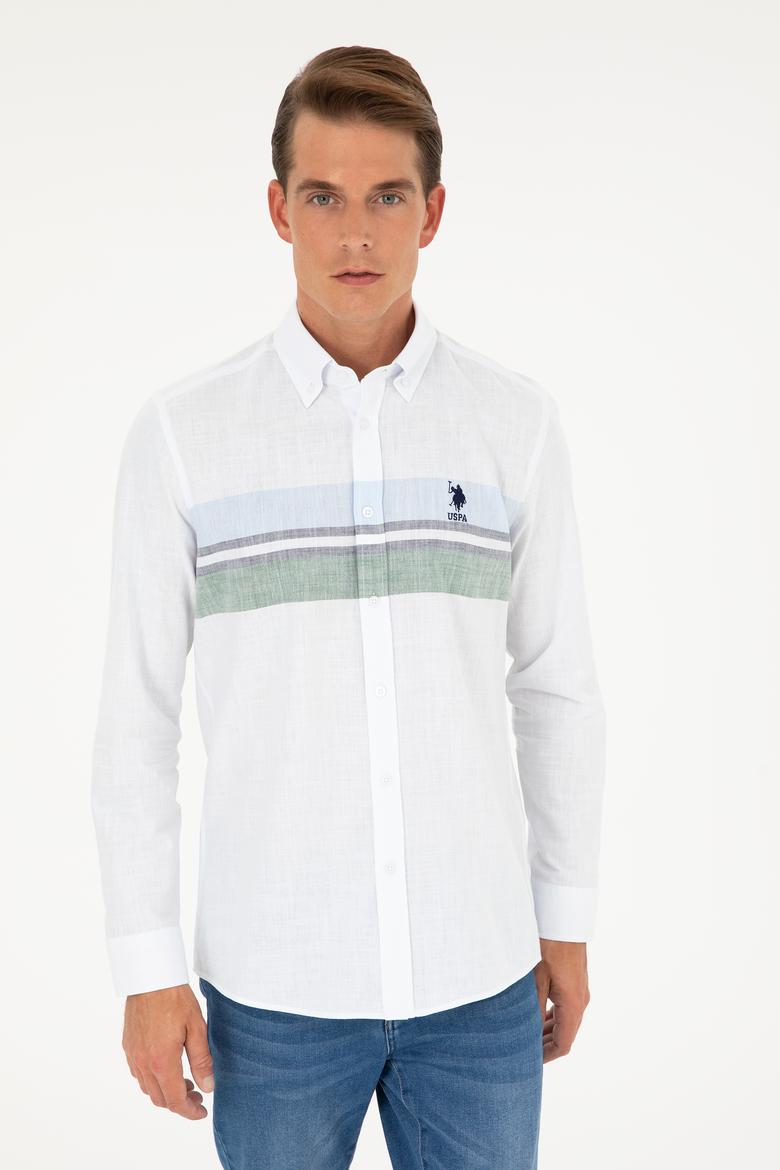 Erkek Yeşil Uzun Kollu Gömlek - 50288671015