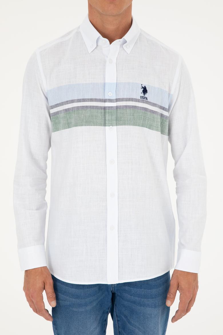 Erkek Yeşil Uzun Kollu Gömlek - 50288671015