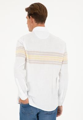 Erkek Haki Uzun Kollu Gömlek - 50288923015