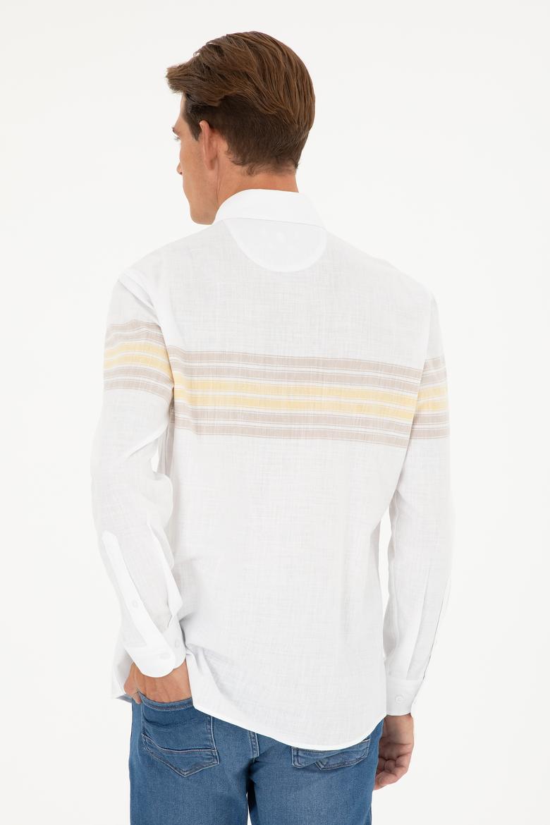 Erkek Haki Uzun Kollu Gömlek - 50288923015