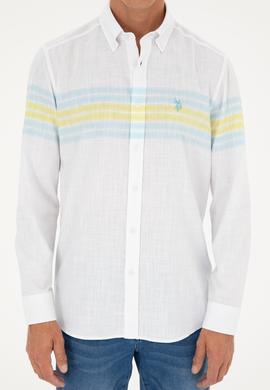 Erkek Mint Uzun Kollu Gömlek - 50288923007