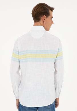 Erkek Mint Uzun Kollu Gömlek - 50288923007