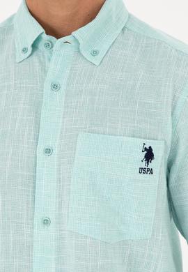 Erkek Mint Uzun Kollu Gömlek - 50288661009