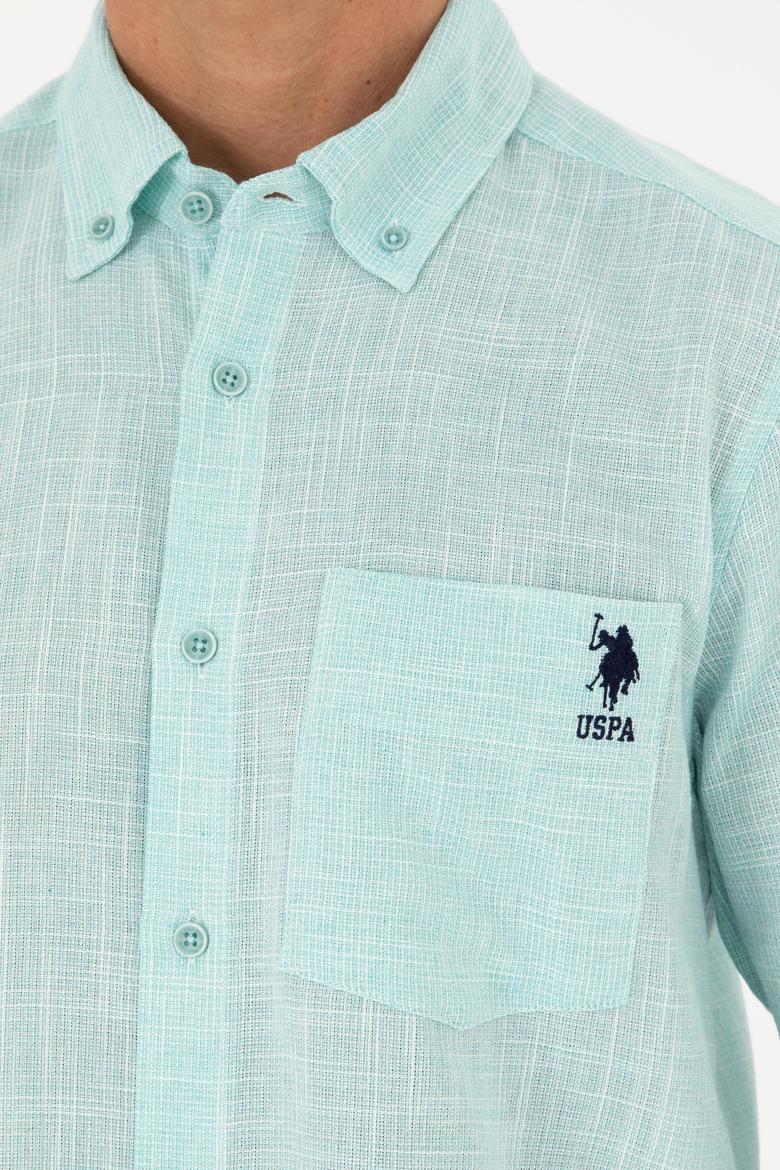 Erkek Mint Uzun Kollu Gömlek - 50288661009