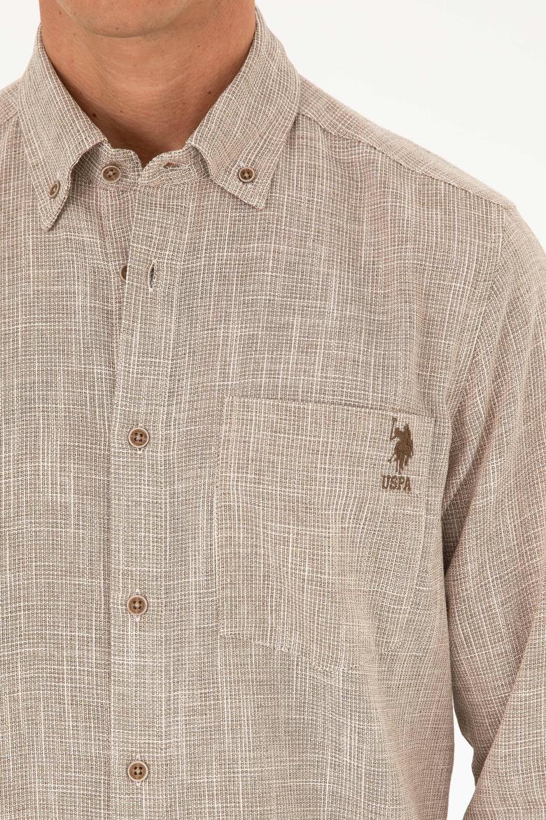 Erkek Haki Uzun Kollu Gömlek - 50288661027