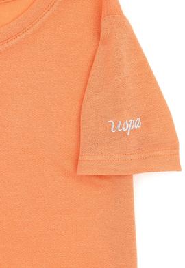 Kız Çocuk Somon Bisiklet Yaka Tişört - 50288075028