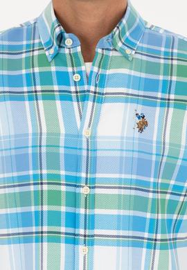 Erkek Saks Uzun Kollu Gömlek - 50283727017