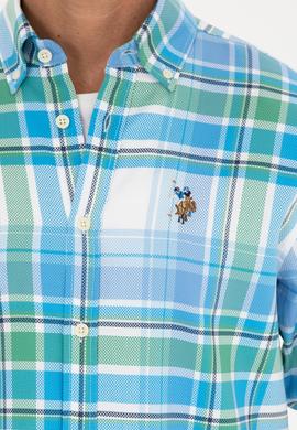 Erkek Saks Uzun Kollu Gömlek - 50283727017